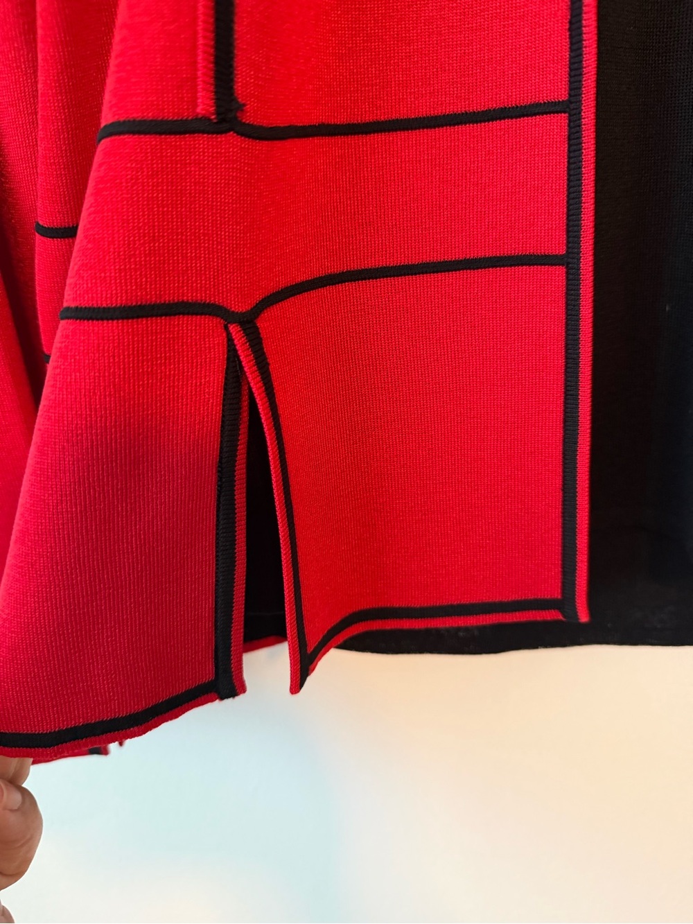 Ming Wang Open-Front Blazer with Shoulder Pads and Tank Top - Picture 8 of 15